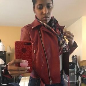 vegan leather jacket
